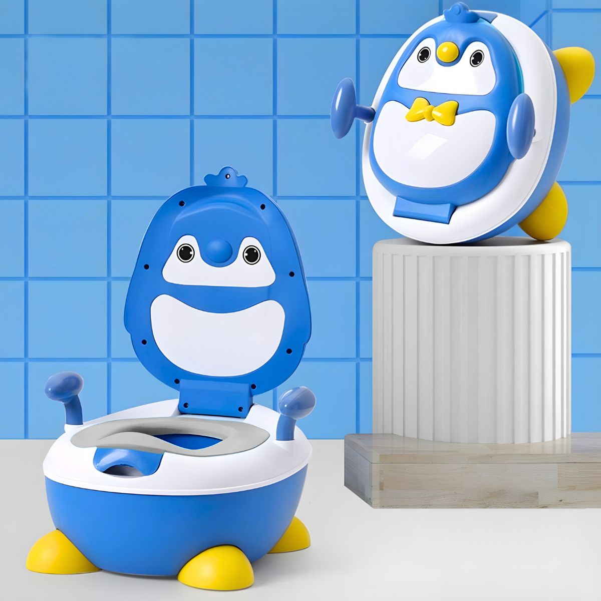 SM - BACIN ENTRENAMIENTO INODORO PARA BEBES NIÑOS INFANTIL AZUL