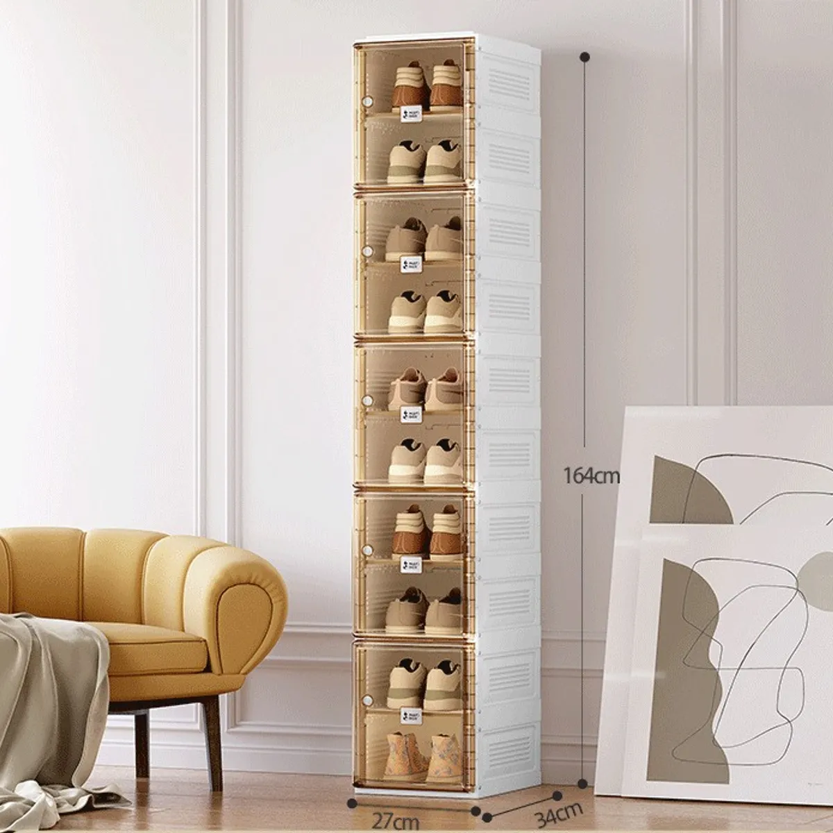 GENERICO - Zapatera Plegable de 10 niveles.