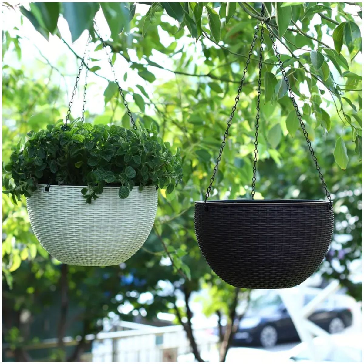 INSPIRA MARKET - Macetero colgante circular elegante aesthetic