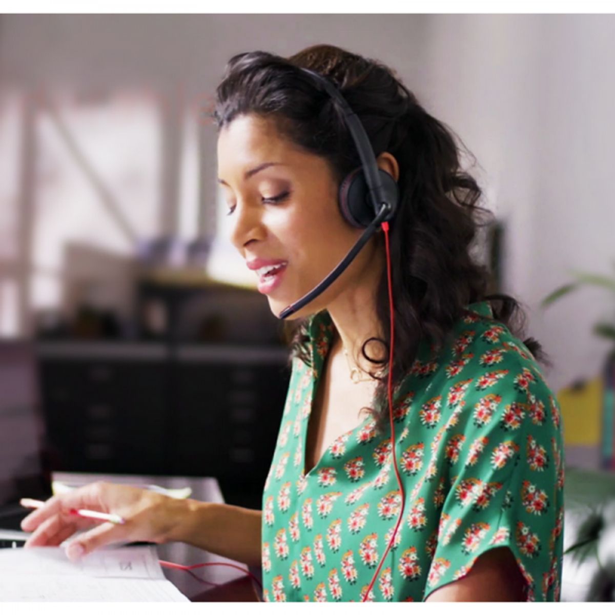 POLY - Audífono estéreo USB-C Poly Blackwire 3220 + adaptador USB-C/A