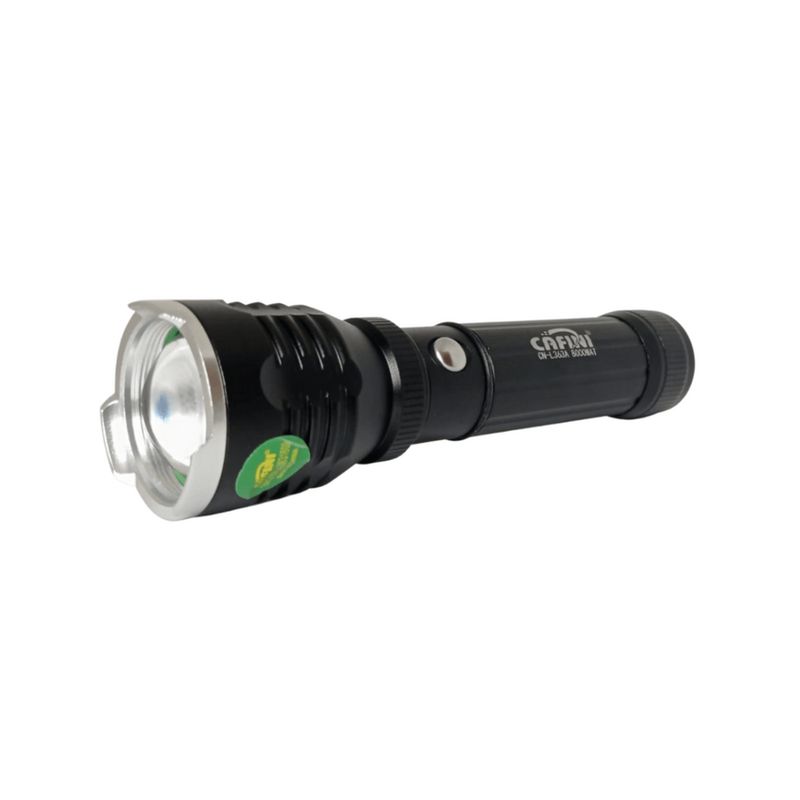 CAFINI - Linterna de Mano Cafini Led Profesional Recargable Usb Zoom