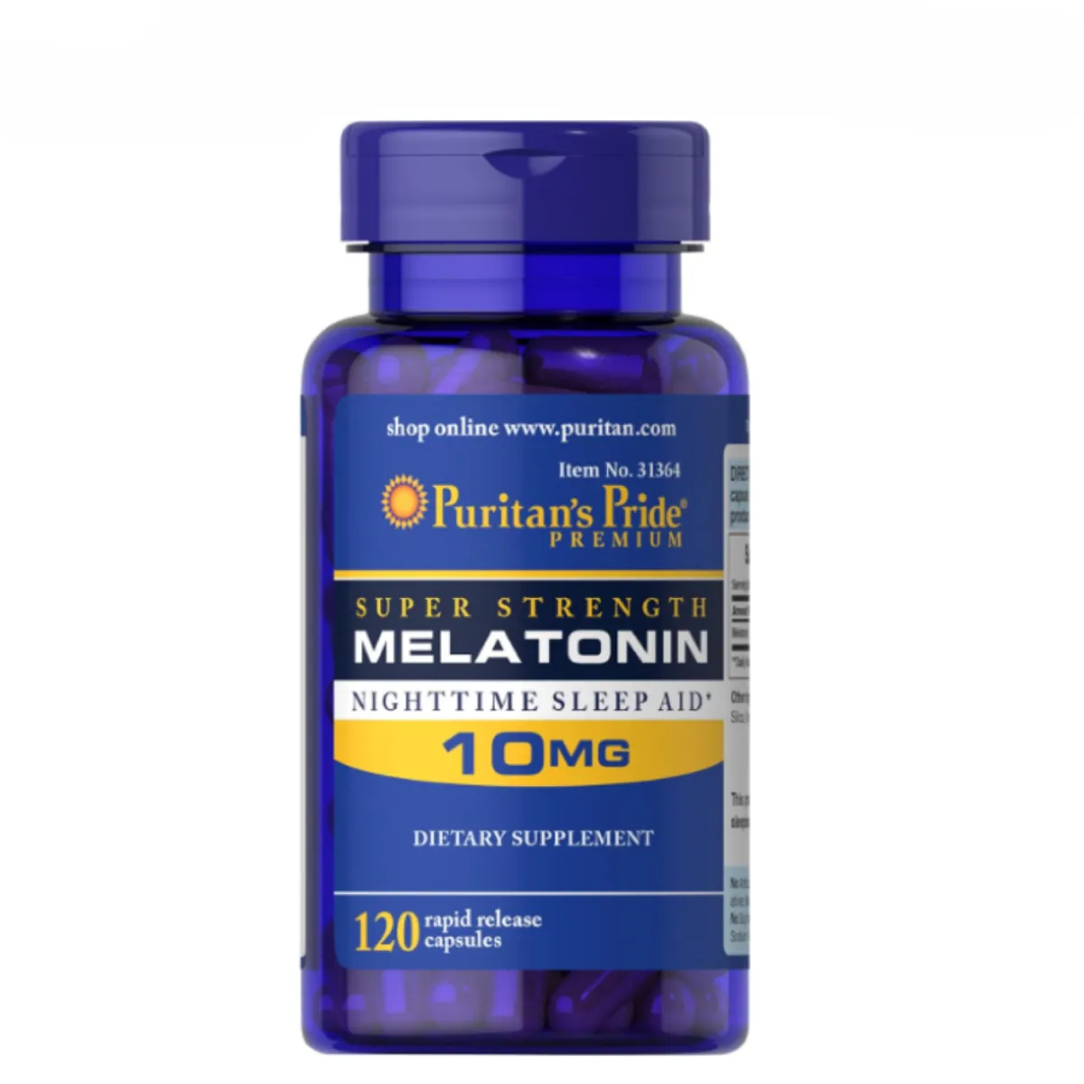 PURITANS PRIDE - MELATONINA 10MG Puritans Pride 120 Capsulas