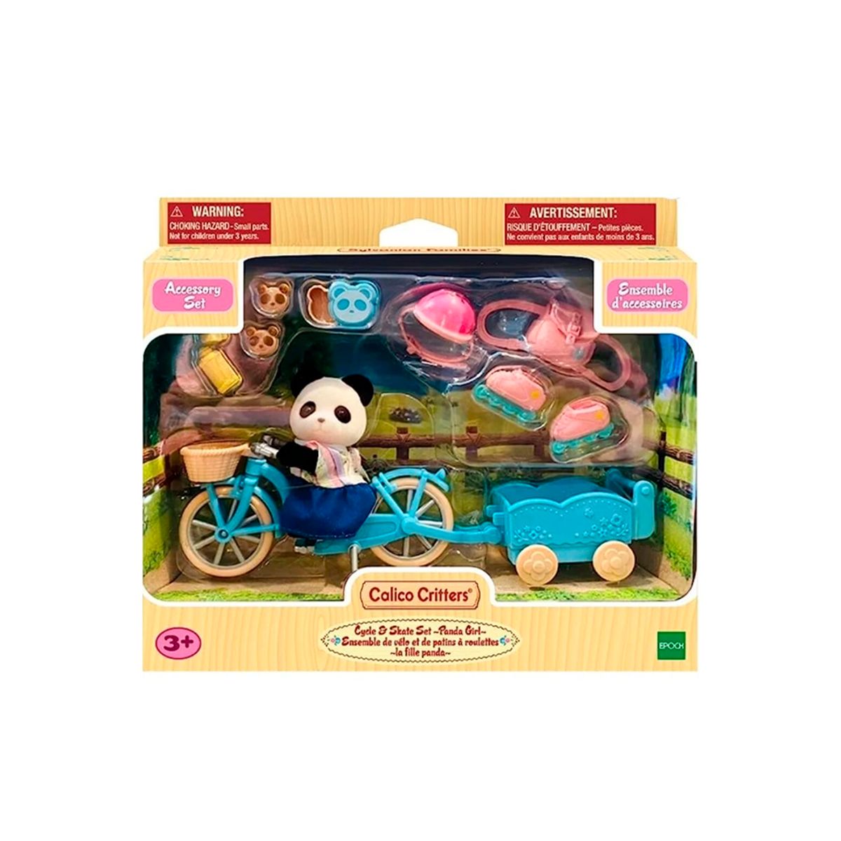 SYLVANIAN FAMILIES - Calico Critters Pandita en Bicicletas