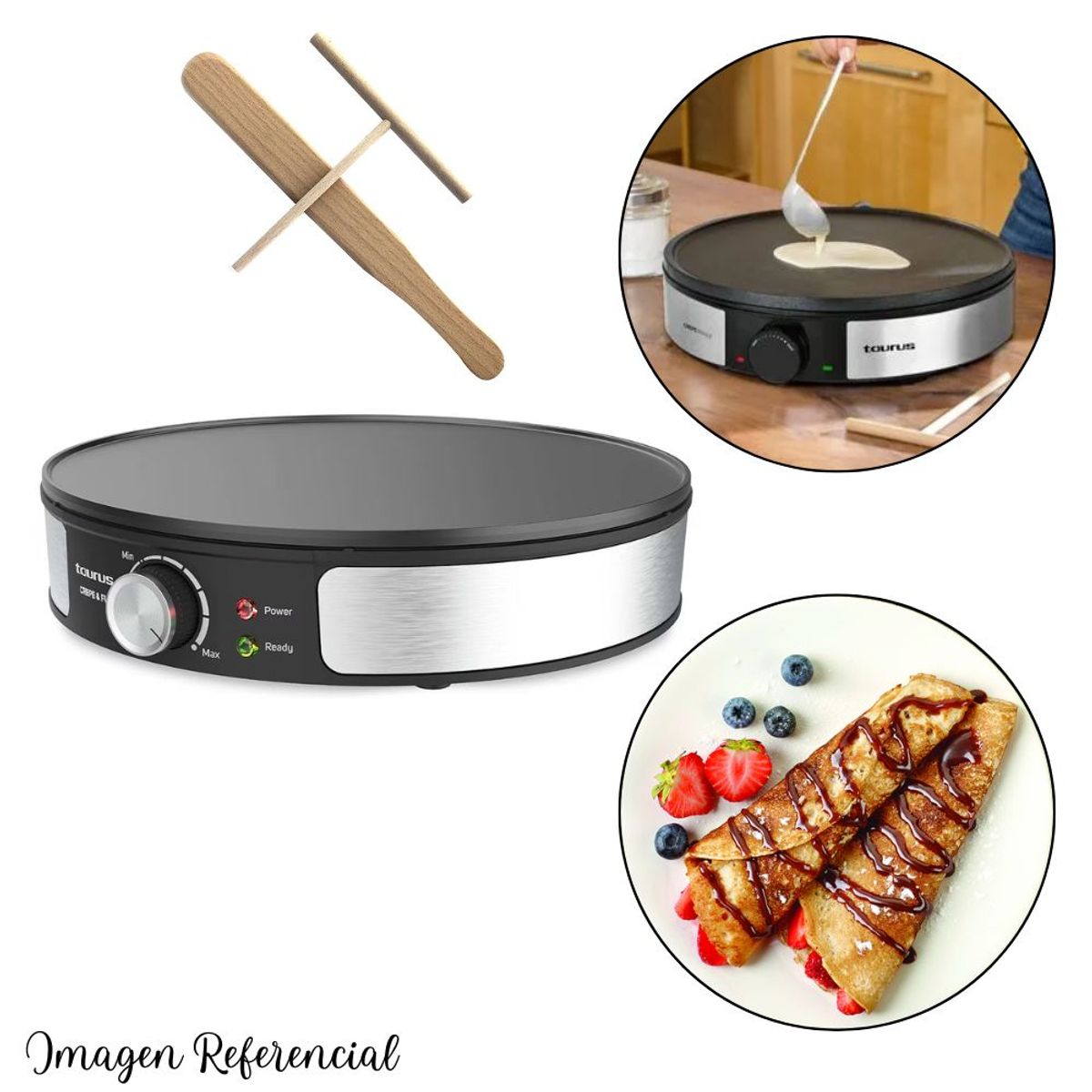 TAURUS - Crepera Maker Taurus Antiadherente S164