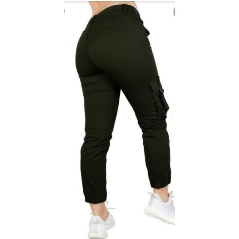 GENERICO - Pantalón jogger cargo mujer