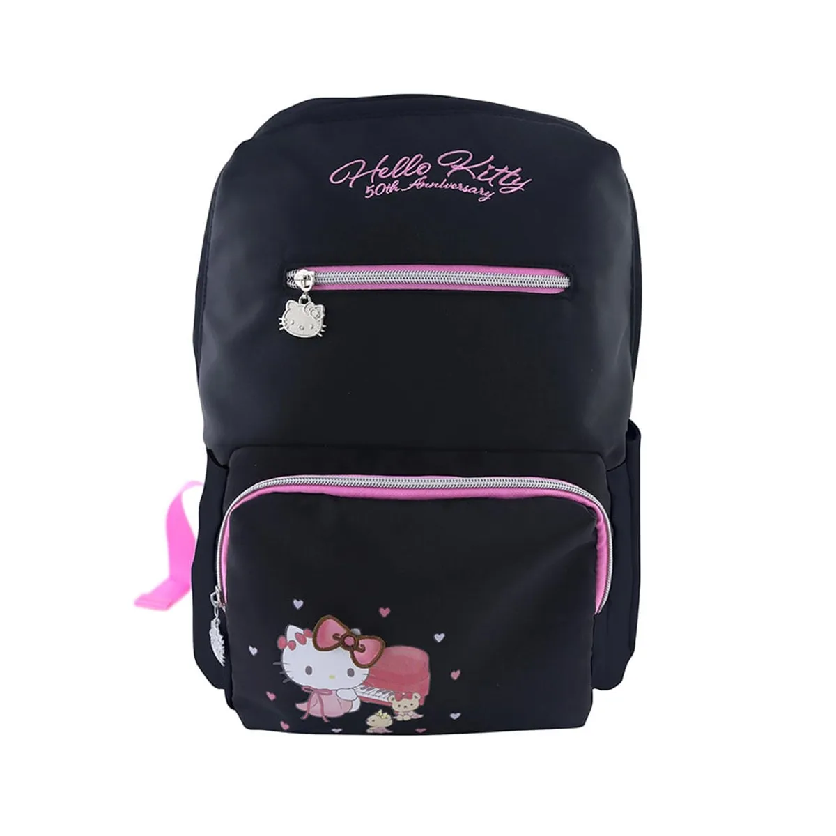 SCOOL - Mochila Hello Kitty Negra Scool Play
