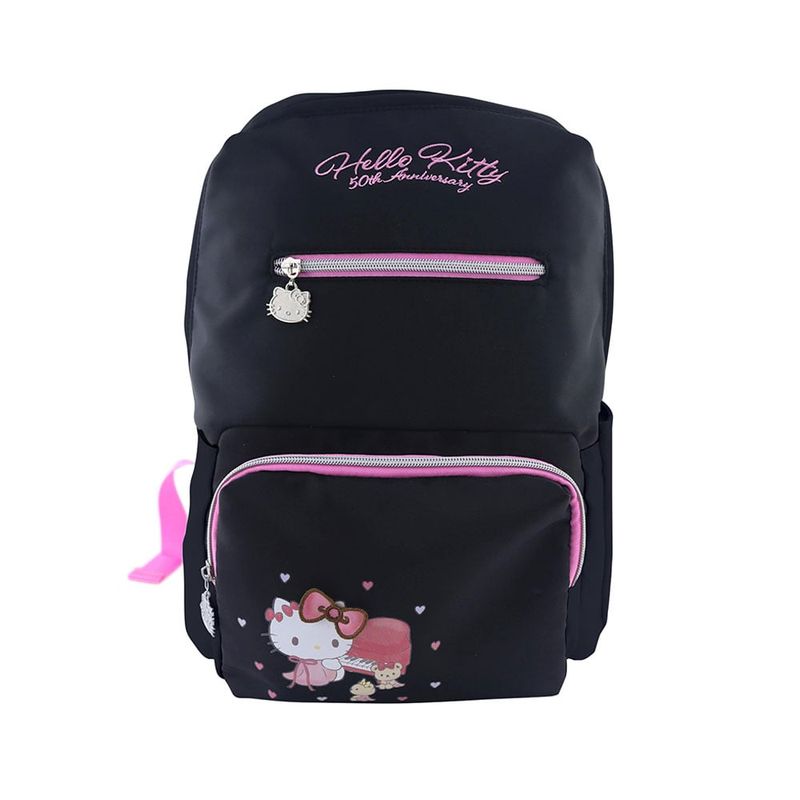 SCOOL - Mochila Hello Kitty Negra Scool Play