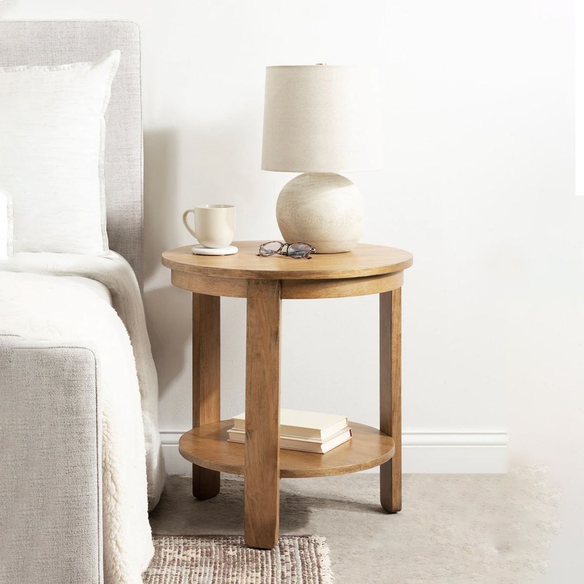 VENTITAS HOME - Mesa Auxiliar de Madera Celine Ventitas Home