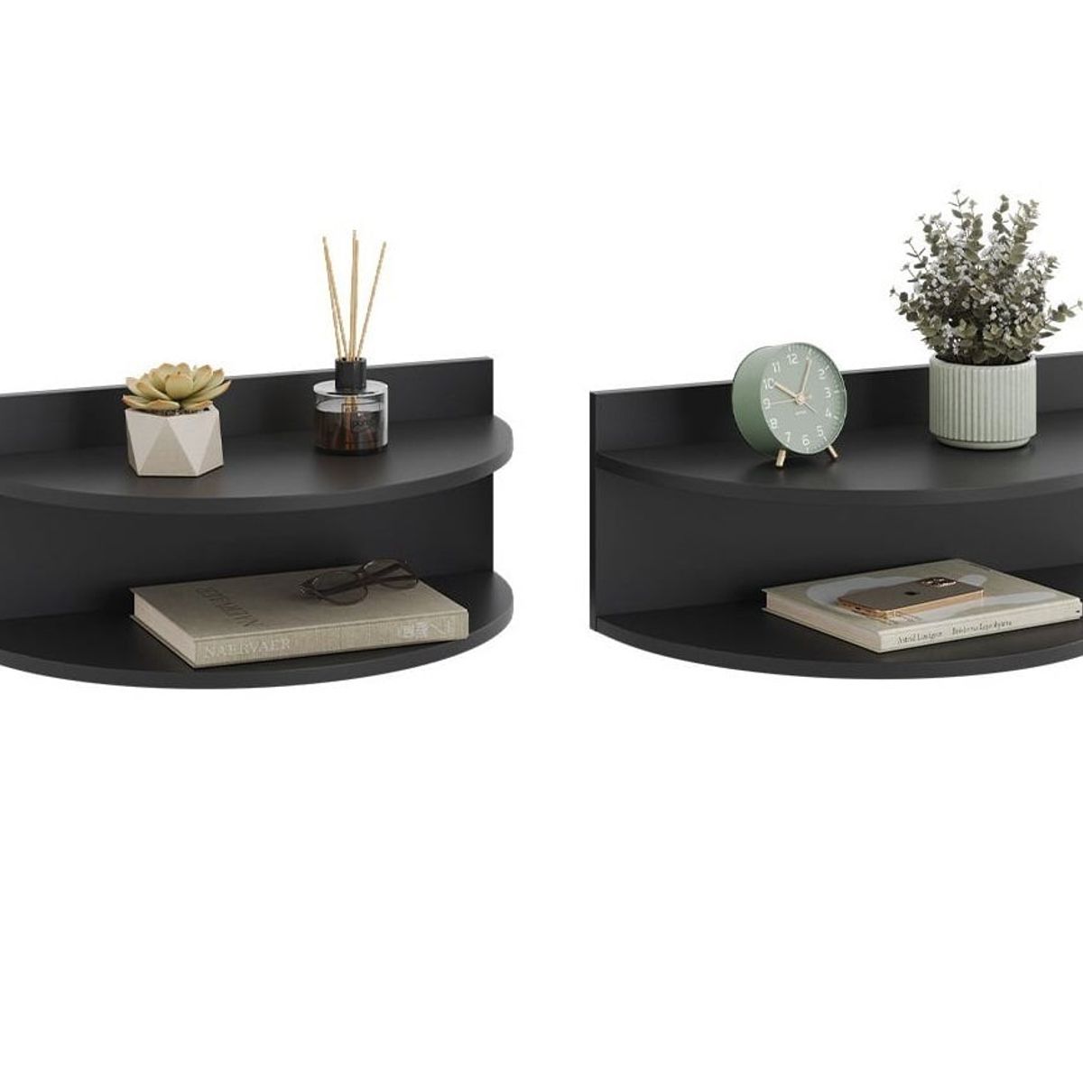 73 EXPERIENCE - Velador Luna x2 Color Plomo 73 Experience