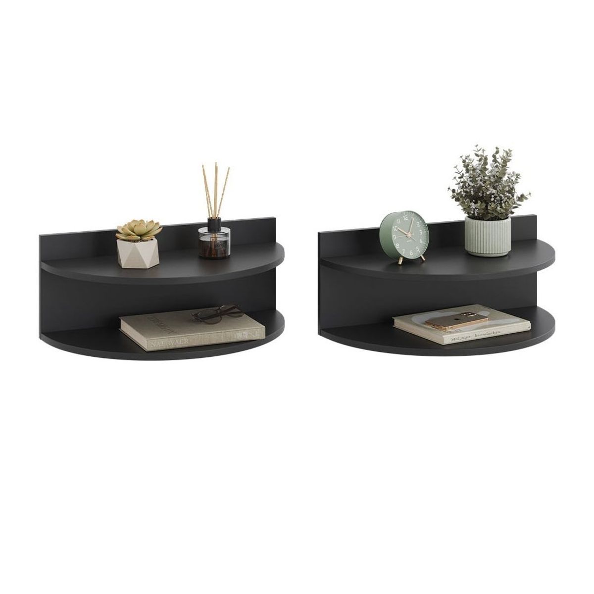 73 EXPERIENCE - Velador Luna x2 Color Plomo 73 Experience