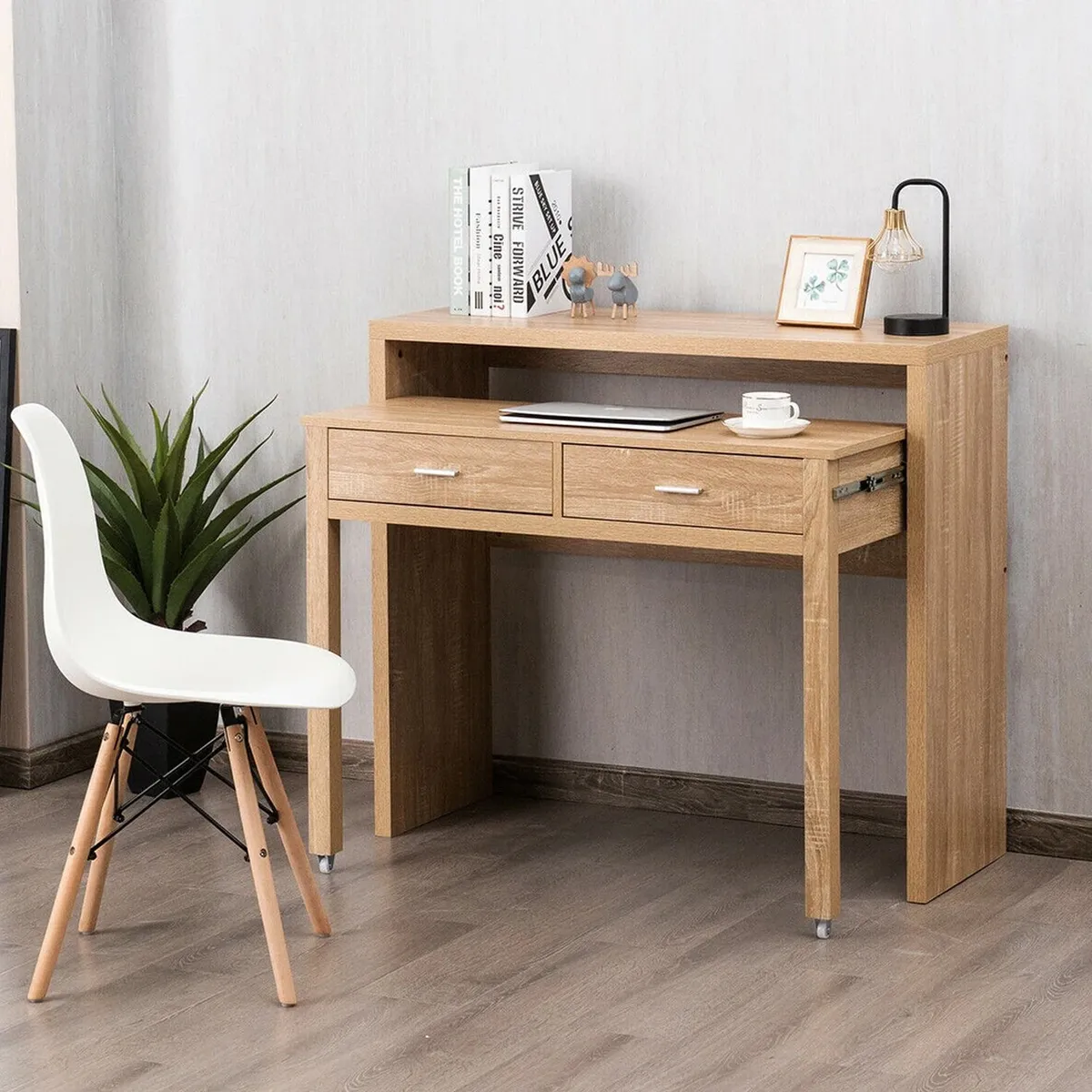 VENTITAS HOME - Escritorio Plegable Chiara Ventitas Home Color Duna