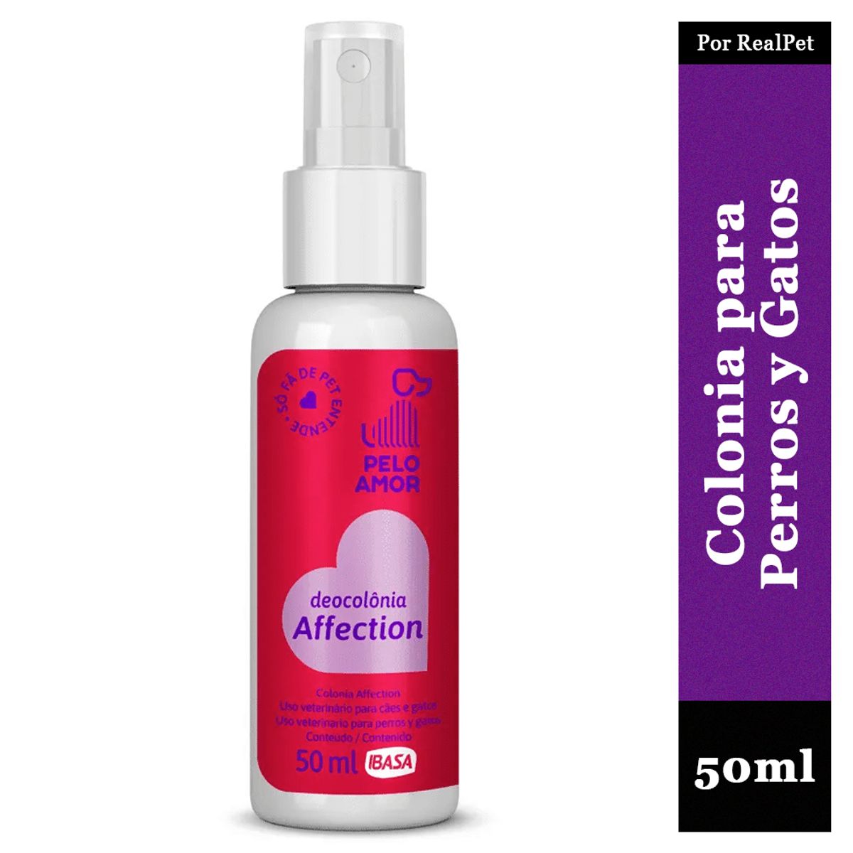 GENERICO - Colonia Affection Ibasa para Perros y Gatos Floral 50ml