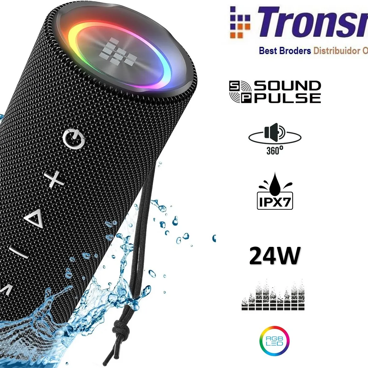 TRONSMART - Parlante Bluetooth Tronsmart Mirtune C2 - IPX7- 24hr musica- 24W