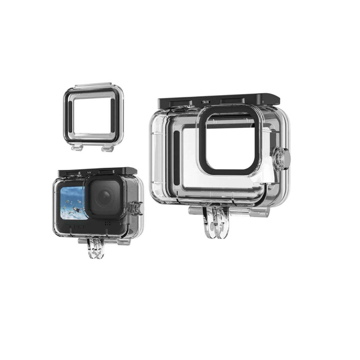 TELESIN - Carcasa acuático para GoPro Hero 13 12 11  Telesin