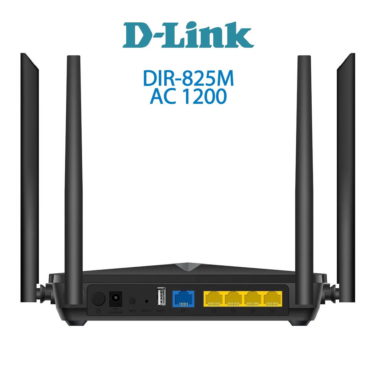 DLINK - Router D-LINK Inalambrico 4 Antenas Doble Band 2.5 y 5.8 GHZ WPA3