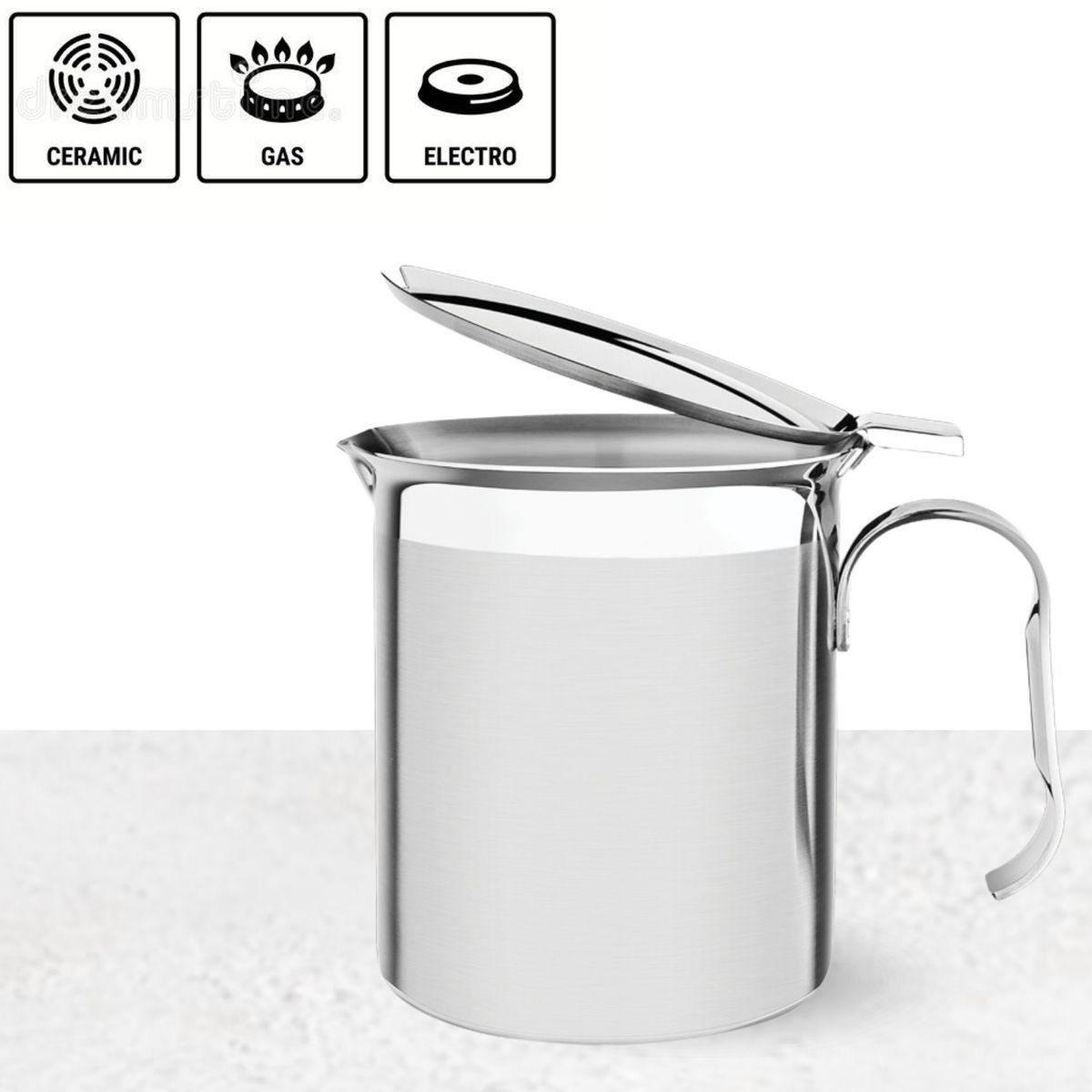 TRAMONTINA - Hervidor de Lechera Tramontina de Acero Inoxidable 2.8lt