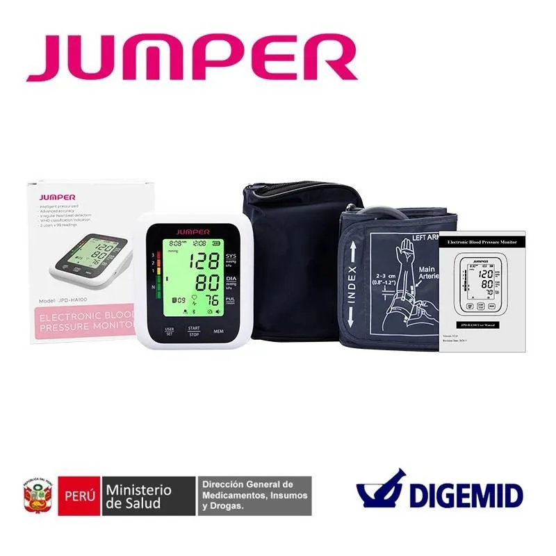 JUMPER - TENSIOMETRO DIGITAL DE BRAZO JUMPER - HA100