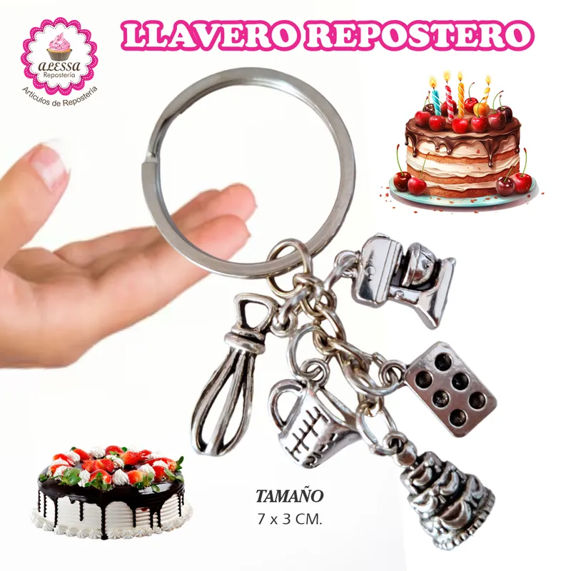 GENERICO - Llavero exclusivo para Repostería Cocina Panadería