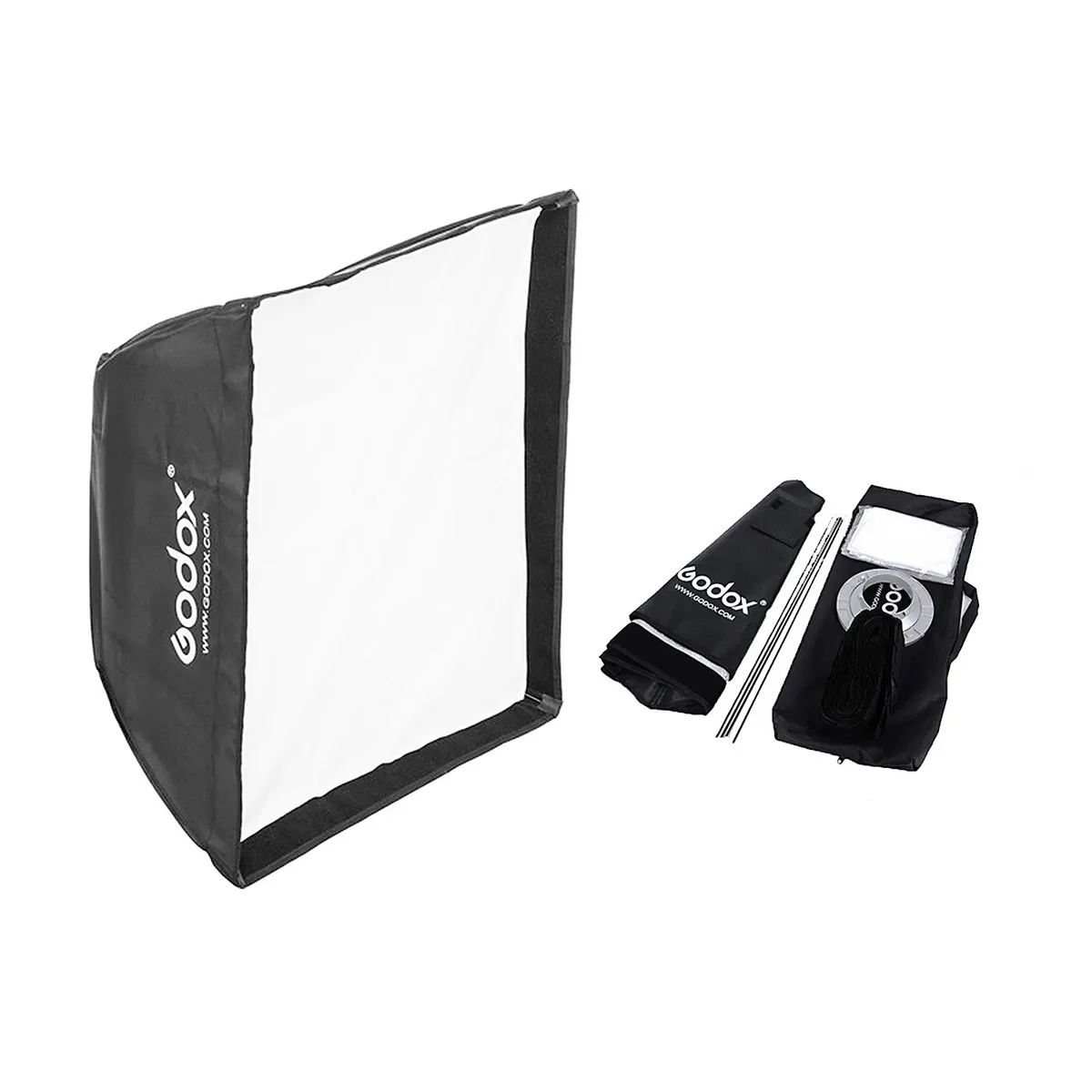 GODOX - Softbox Godox de 60x60cm con montura Bowens y grilla