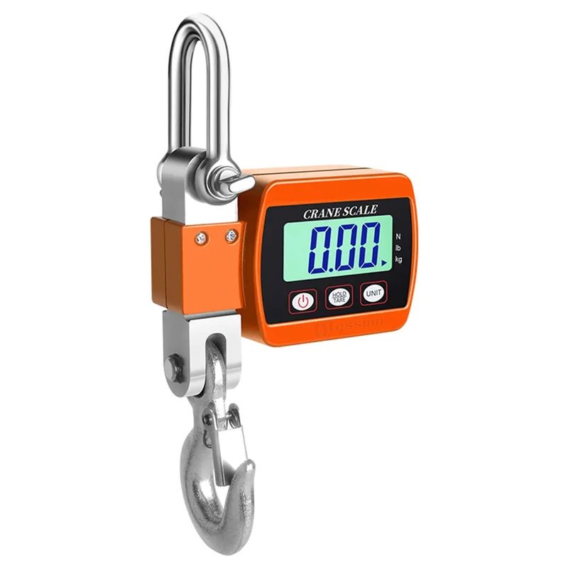 GENERICO - Balanza electrónica bascula colgante de capacidad 500 kg
