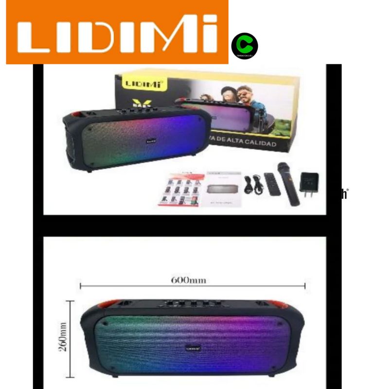 LIDIMI - PARLANTE LIDIMI Modelo LD-S630 60W FMBT