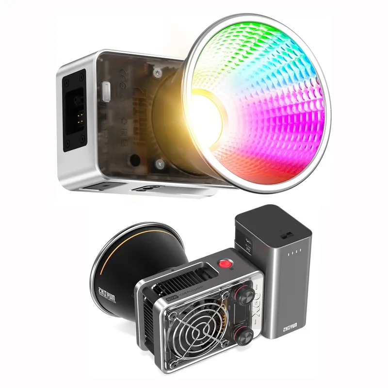 ZHIYUN - Zhiyun Molus X60 RGB Luz de video COB de 60W Montaje Bowens - PRO Kit