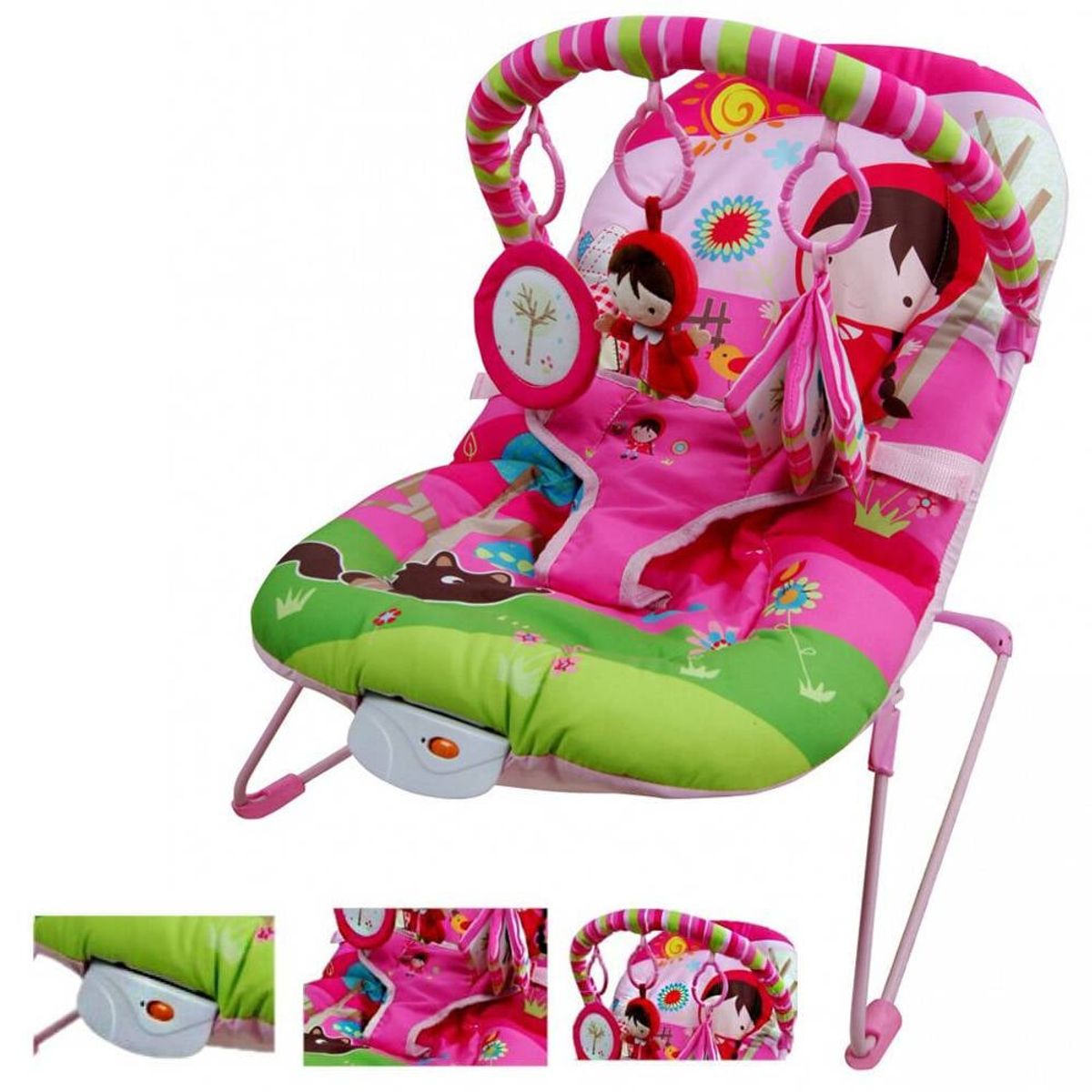 INFANTINO - Silla Mecedora Musical Vibradora Infanti Nodine