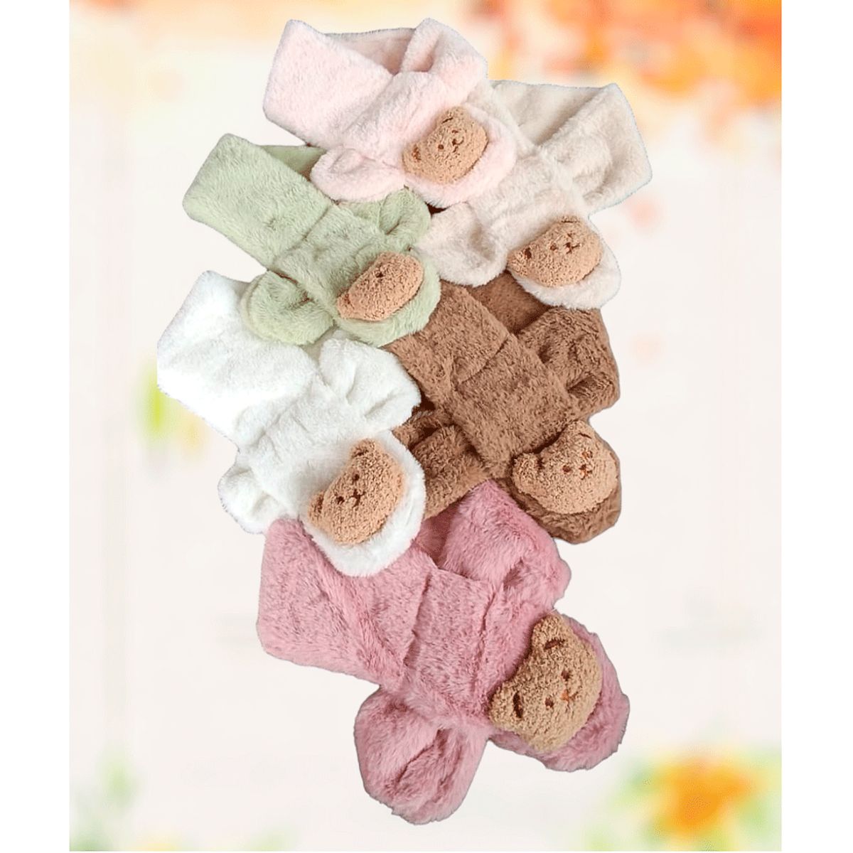 GENERICO - BUFANDA MODA DE ESTILO COREANO PARA NIÑOS GRUESA Y CÁLIDAD PARA NIÑOS_.