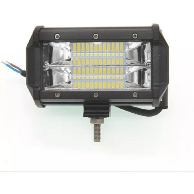 GENERICO - Faro Barra 24 Leds 72w Luz Lineal Doble Color auto moto 1pza
