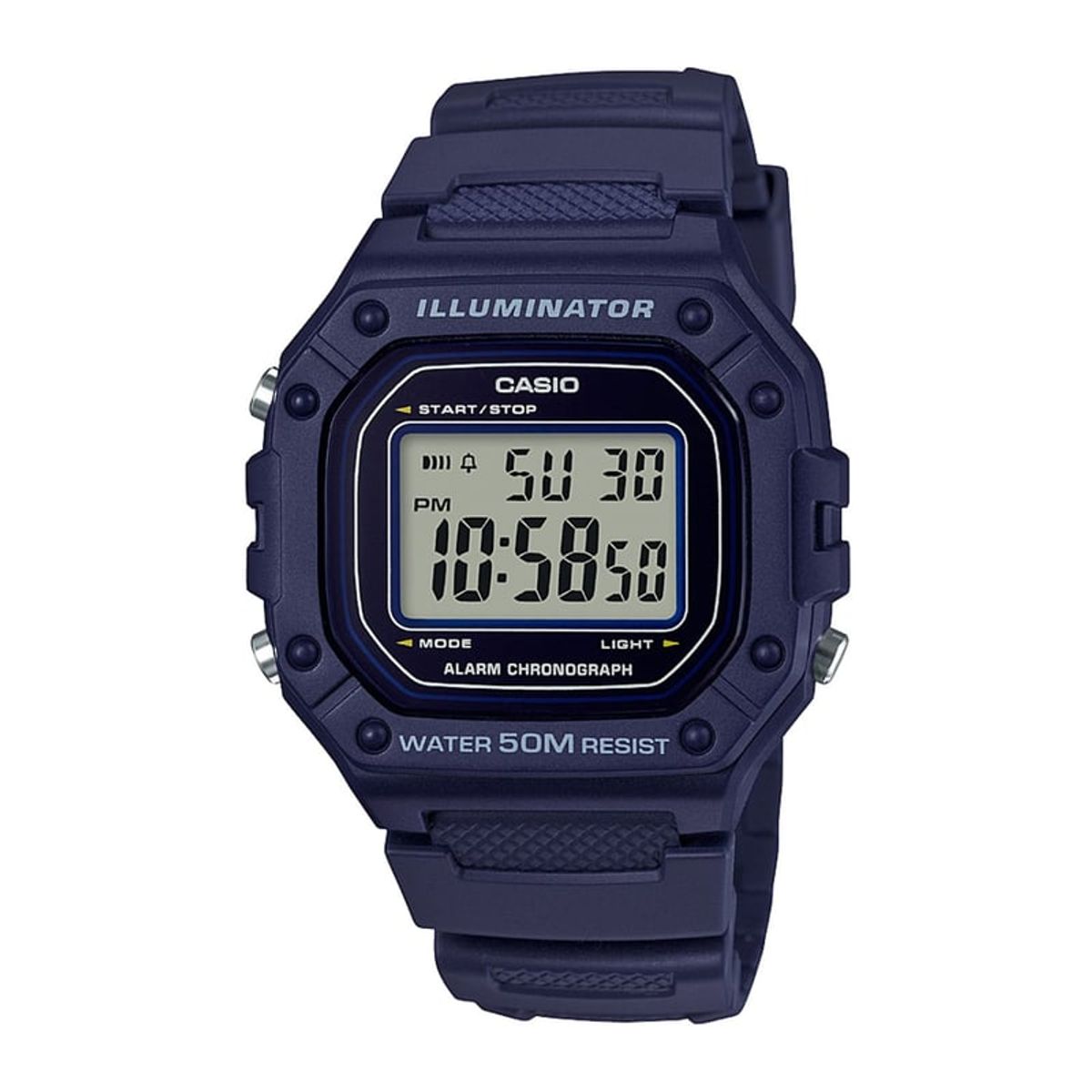 CASIO - RELOJ CASIO GOMA AZUL W-218H-2A