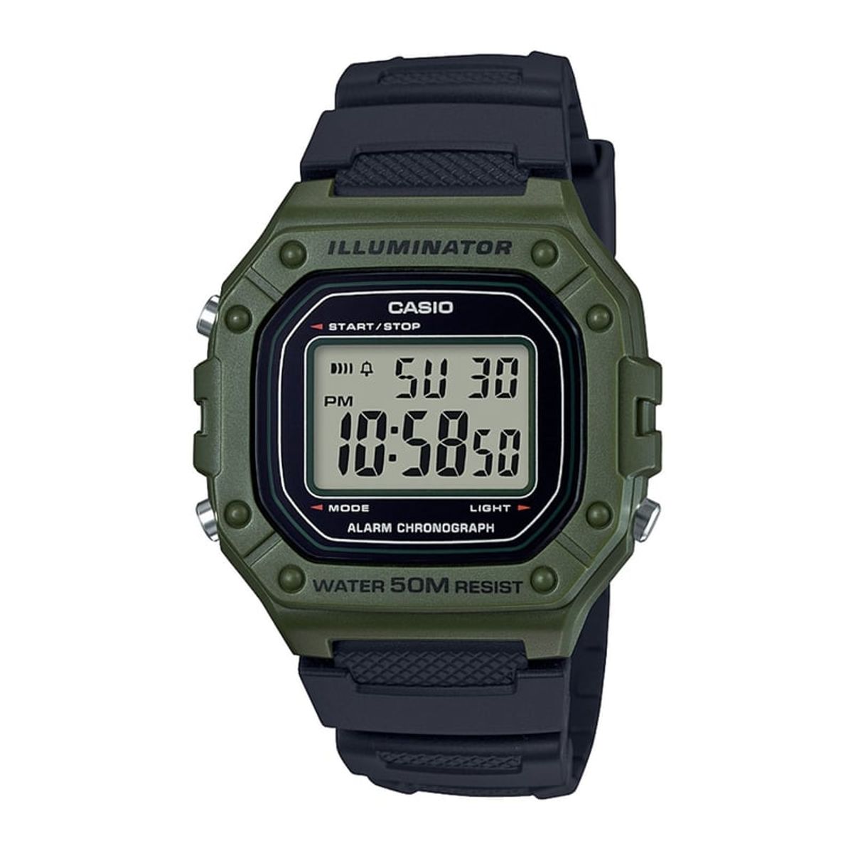 CASIO - RELOJ CASIO GOMA VERDE CAS-9