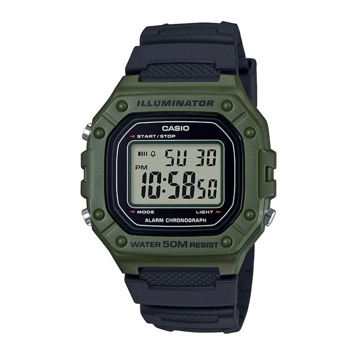CASIO - RELOJ CASIO GOMA VERDE CAS-9