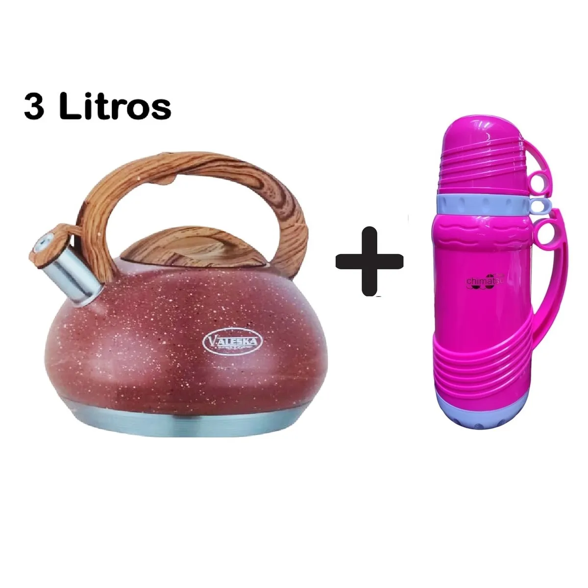 VALESKA - Combo Tetera Valeska + Termo Line