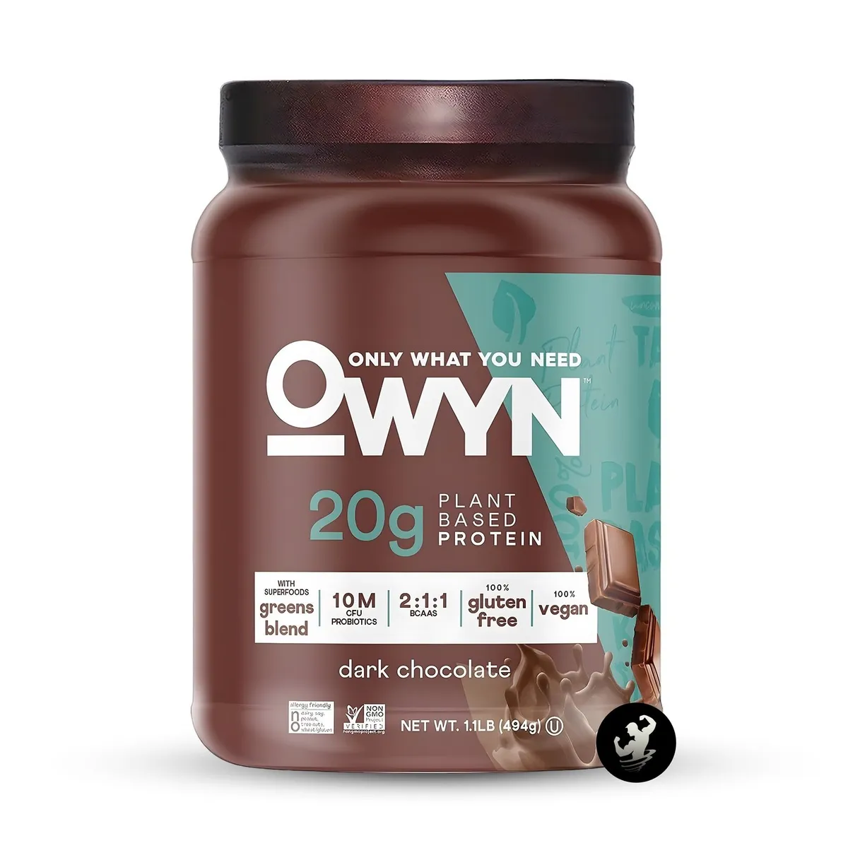 GENERICO - Proteína vegana Owyn 1.1 LB - Dark Chocolate