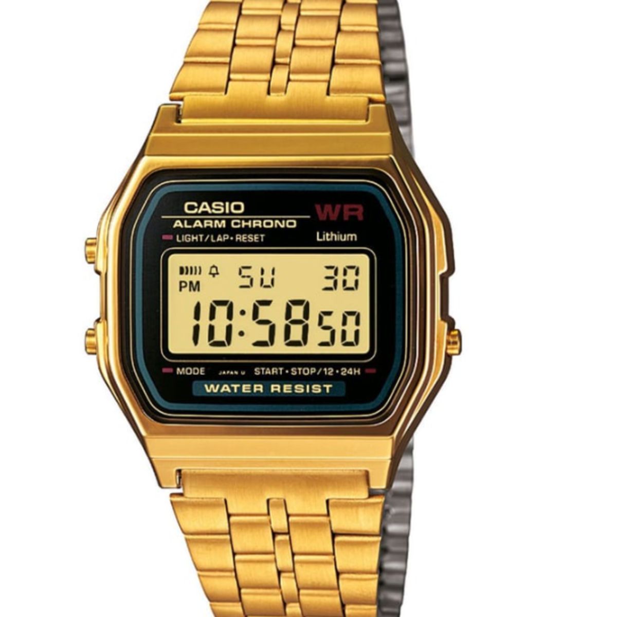 CASIO - RELOJ CASIO UNISEX DORADO A159WGEA-1D  CAS-14