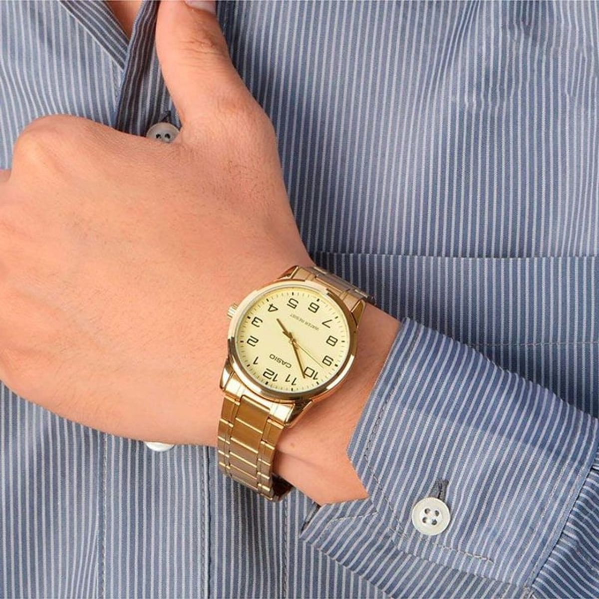 CASIO - RELOJES CASIO ORIGINAL MTP-V001D DORADO  CAS-21