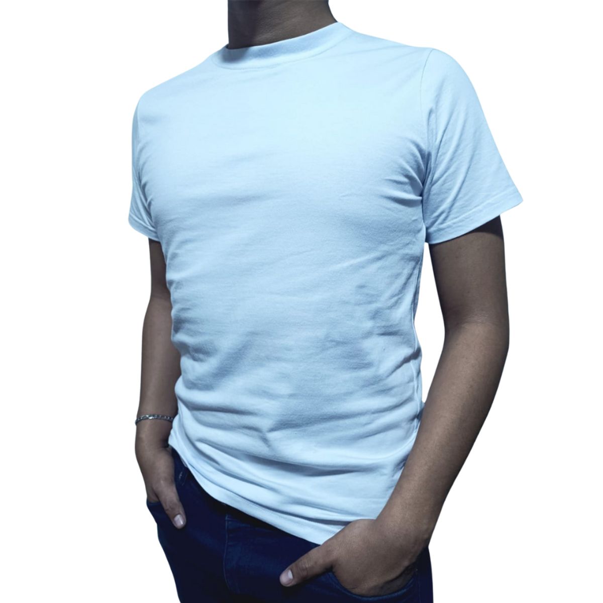 NACIONAL - PACK X 5 POLOS BÁSICOS 100% ALGODÓN HOMBRE