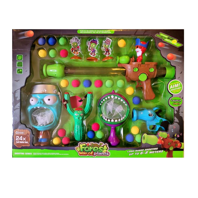GENERICO - JUEGO DE LANZA PELOTAS PLANTAS VS ZOMBIES ALTERNATIVO A1