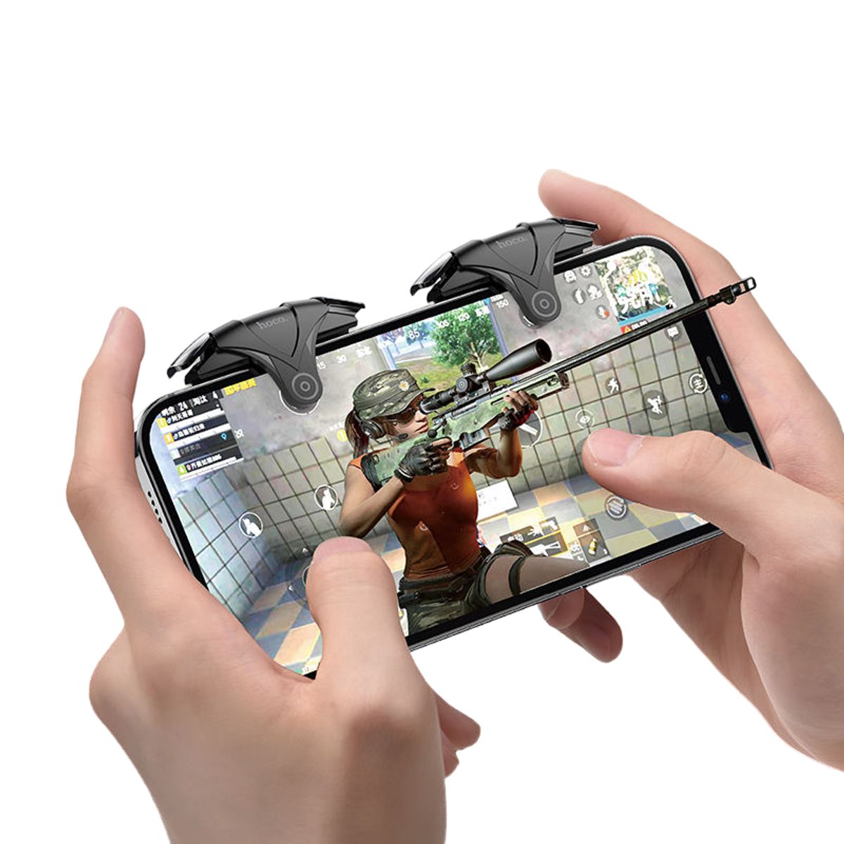 GENERICO - Gatillo para Celular GM5 HOCO Free Fire Call of Duty PUBG Android iOs