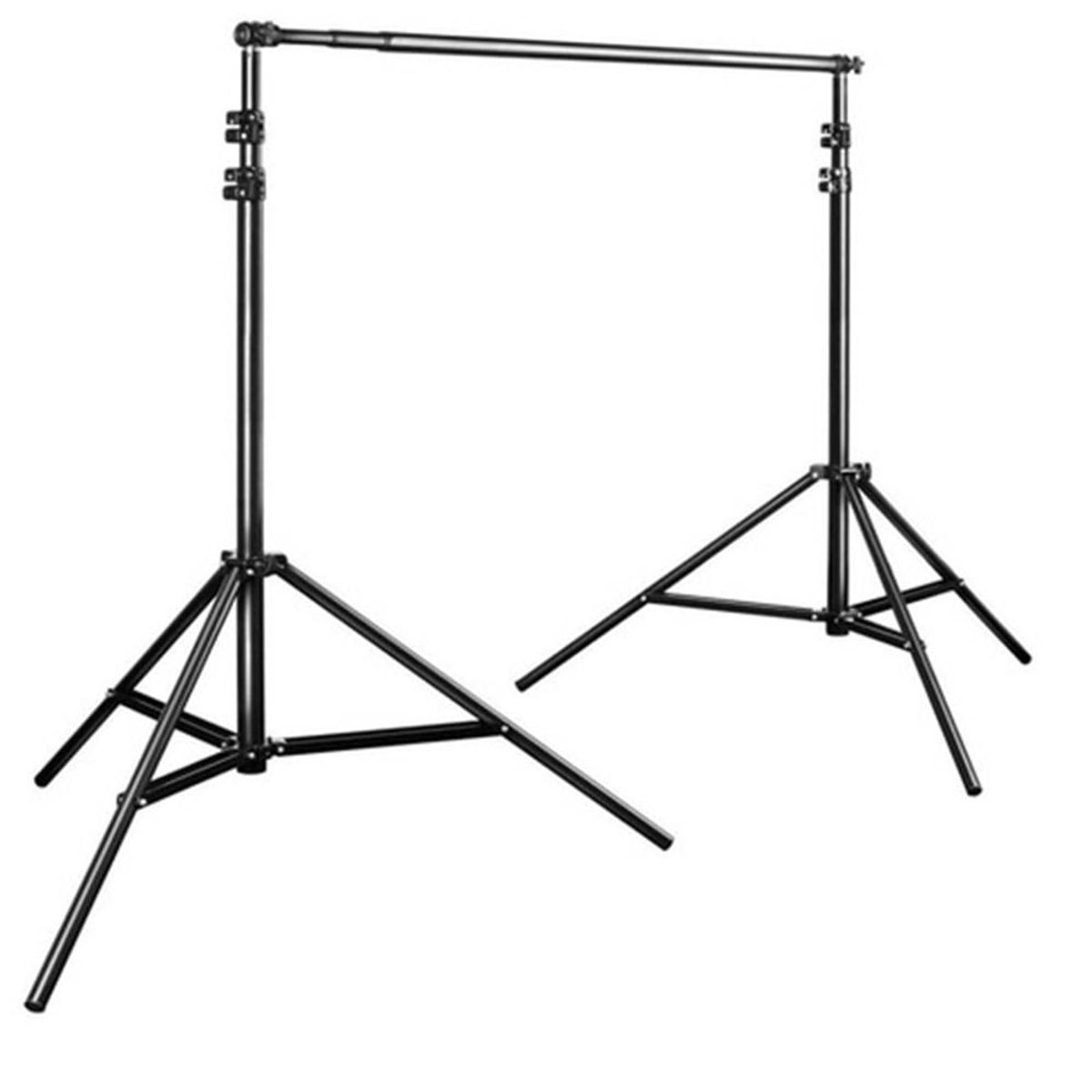 GENERICO - Portafondo Portatil 2.8 x 3 Metros con barra telescopica + 2 ganchos