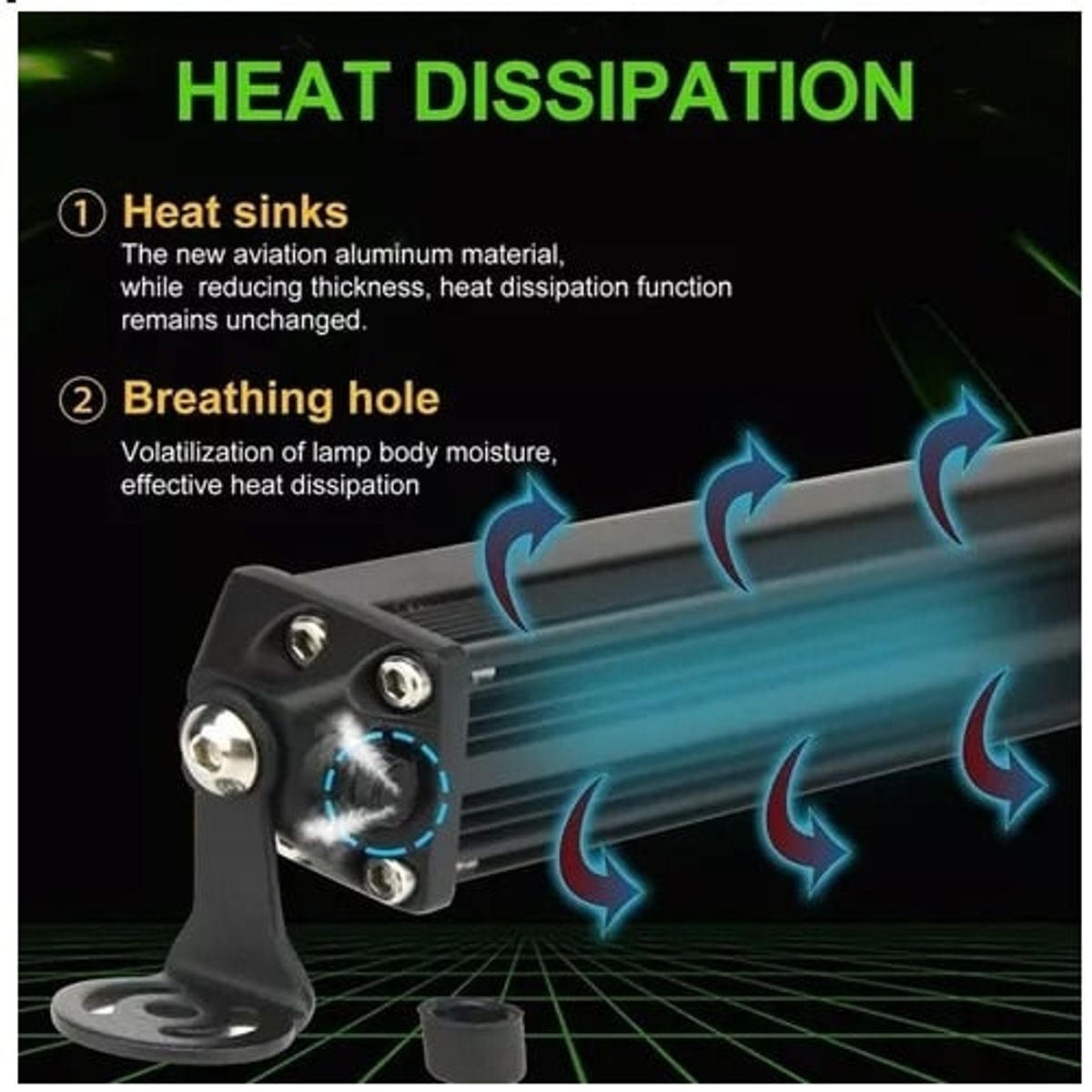 GENERICO - Barra Slim Led Ámbar  30 Leds 90w Premium