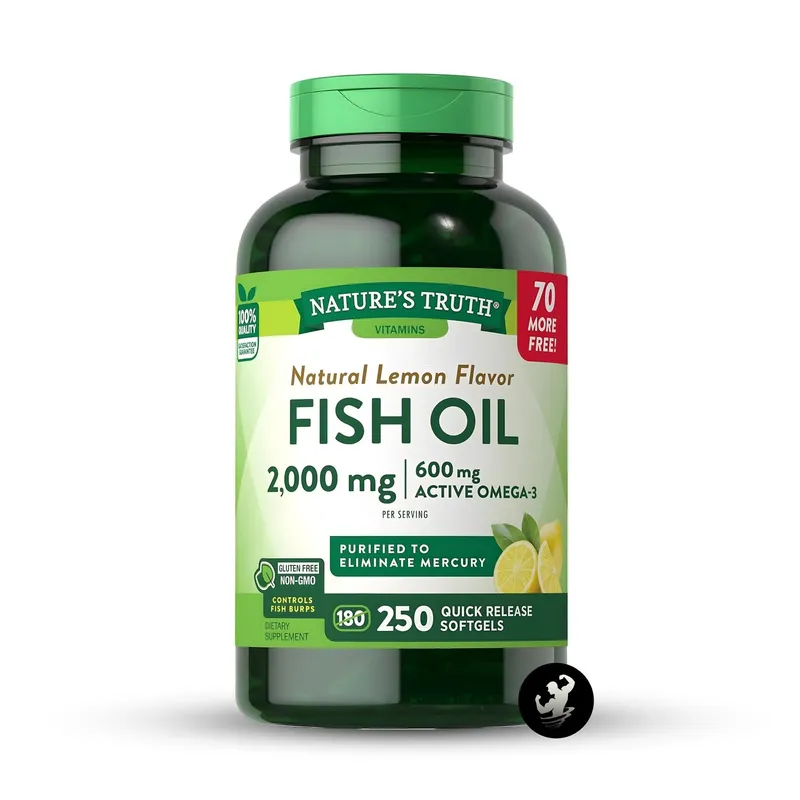 NATURE'S TRUTH - Omega 3 Fish Oil Nature's Truth - 250 cápsulas