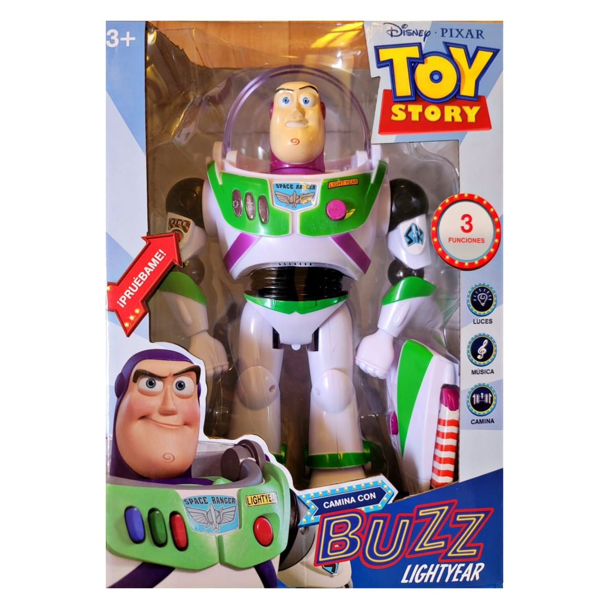GENERICO - BUZZ LIGHTYEAR TOY STORY ALTERNATIVO A1 MUSICAL CON LUCES