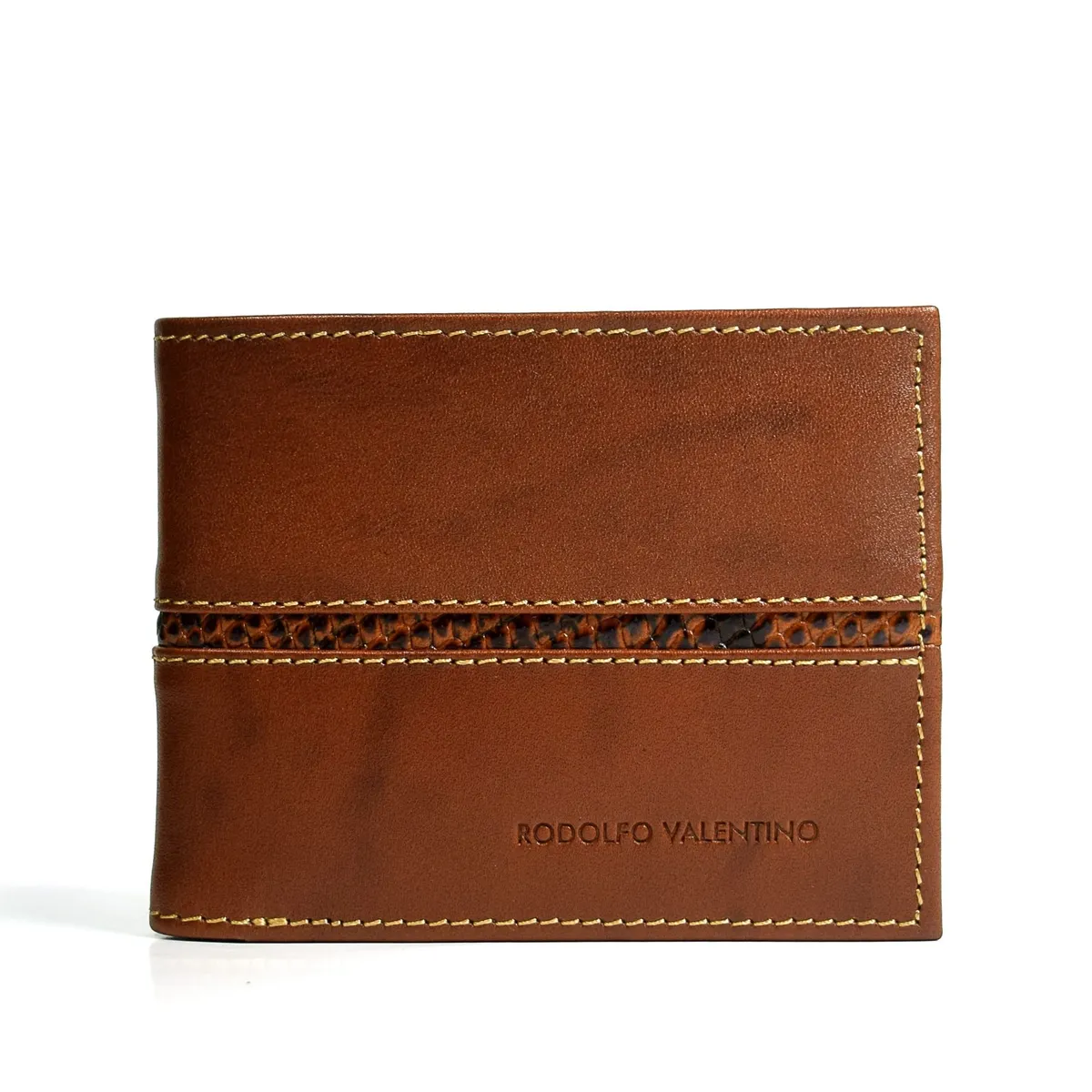 RODOLFO VALENTINO - Billetera Hombre Trifold RODOLFO VALENTINO BC502