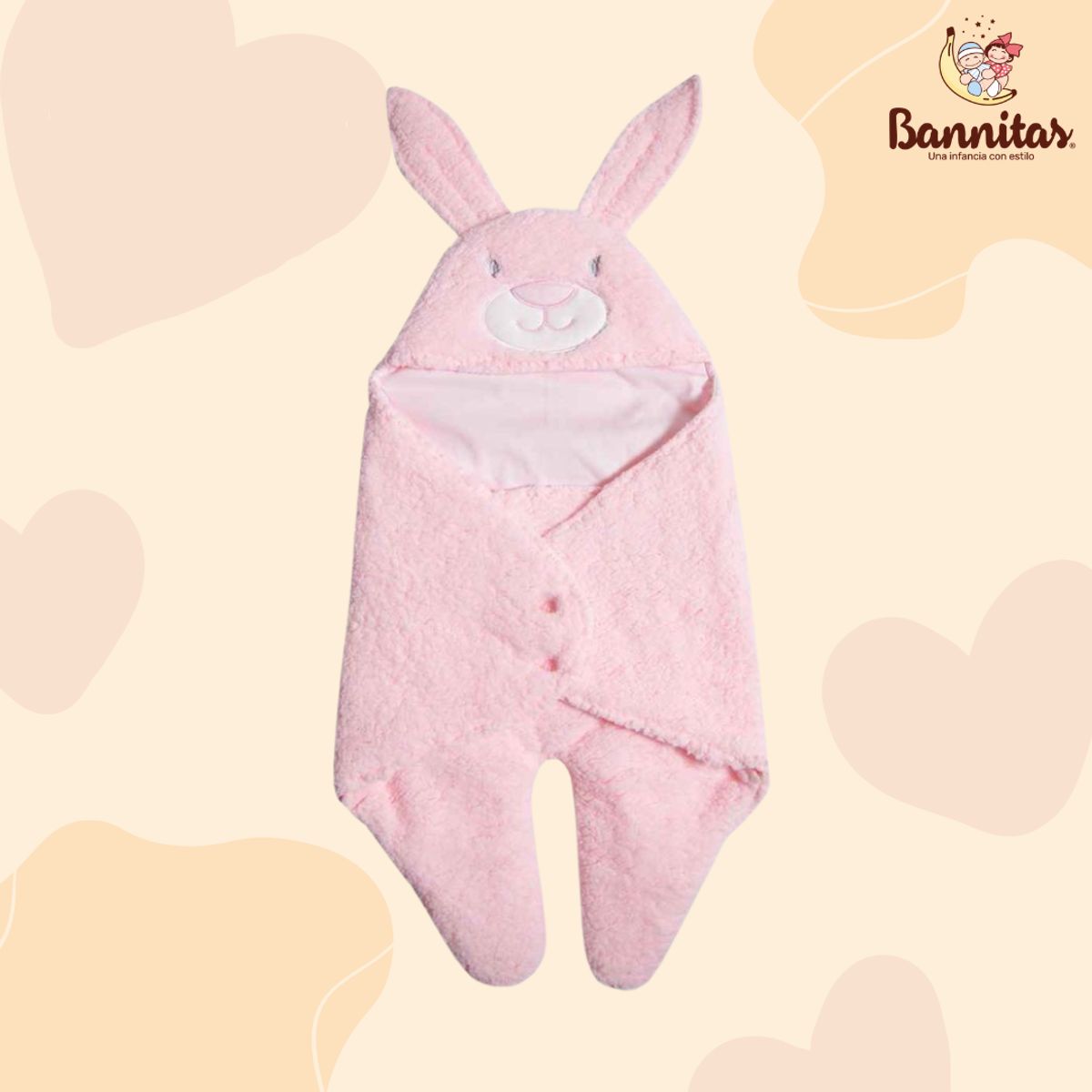 BANNITAS - Porta bebe de Conejita para niña