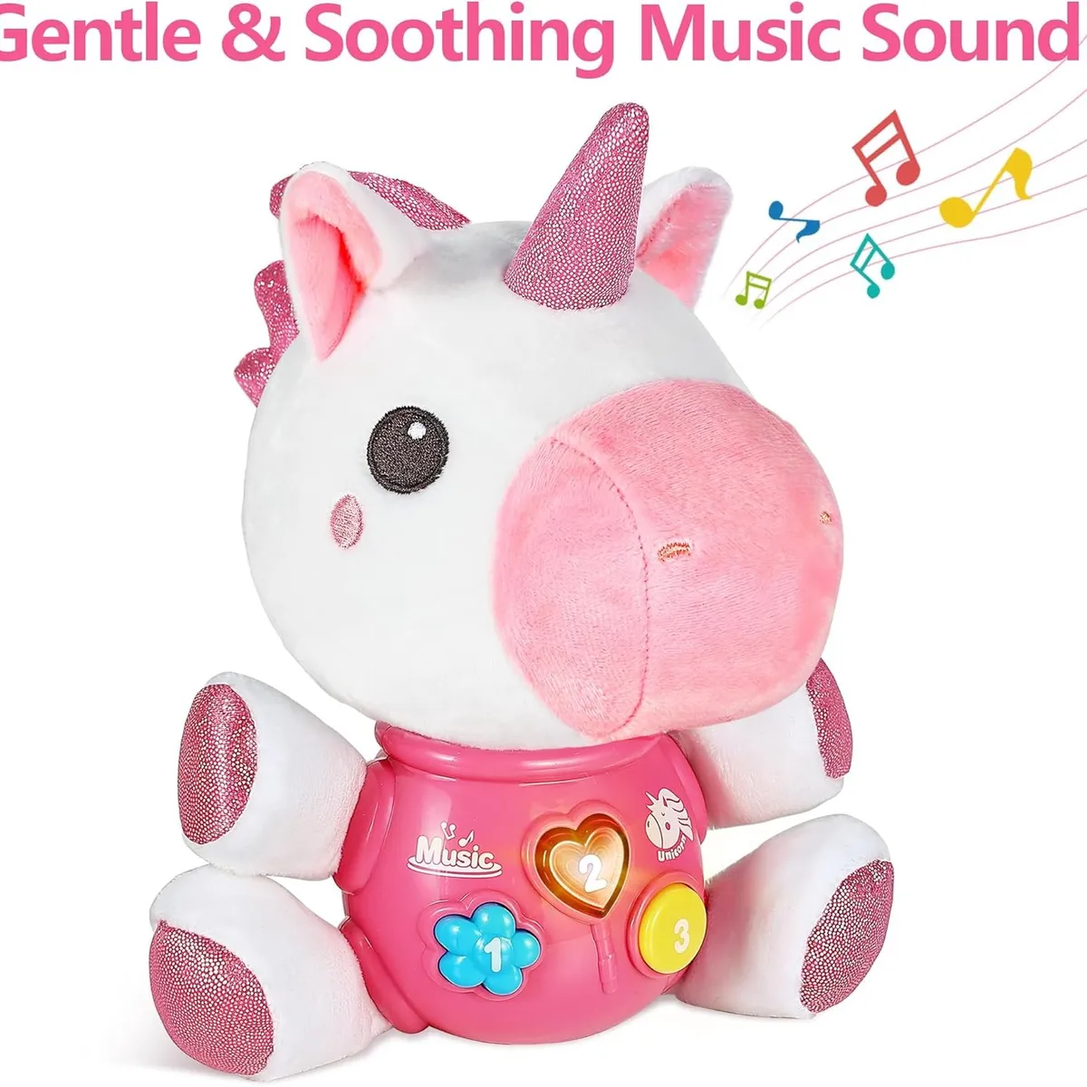 GENERICO - Peluche musical de unicornio para bebé