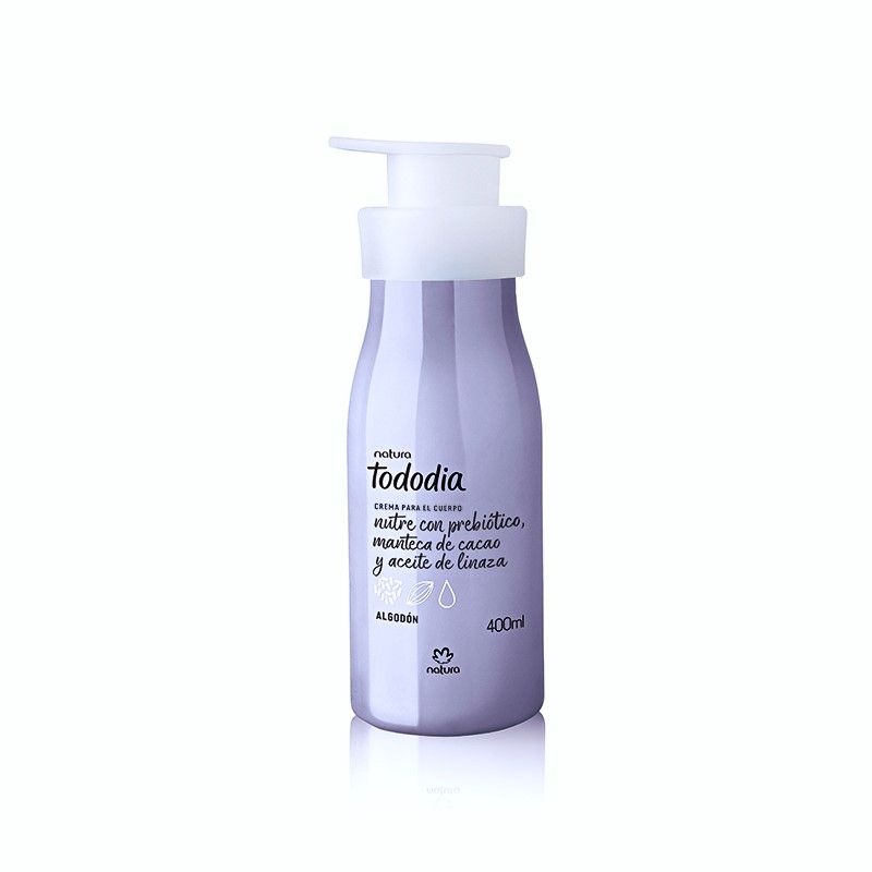 NATURA - Crema para cuerpo Algodon 400 ml tododia natura