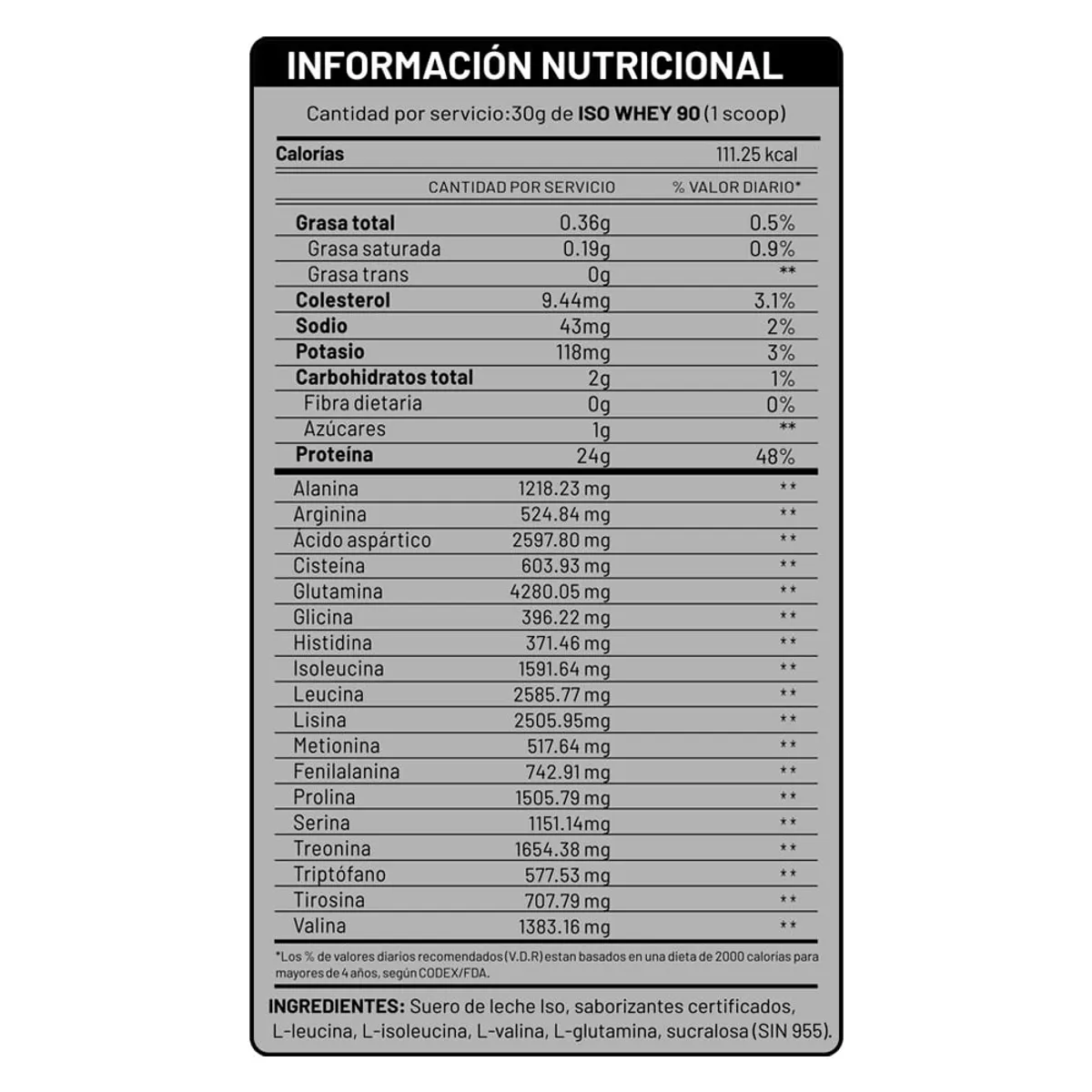 UNIVERSE NUTRITION - ISO WHEY 90 COOKIES AND CREAM Caja Proteína - 10 servicios