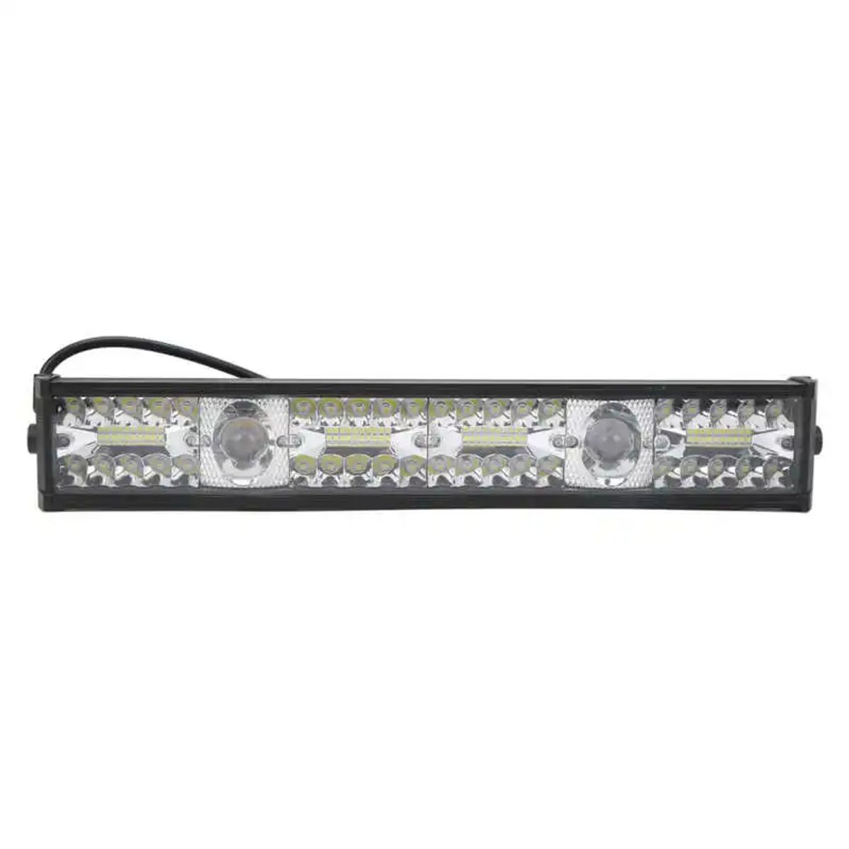 GENERICO - Barra Led Dual 45cm Expansión y Puntual 4x4 Fijo y Estrobo