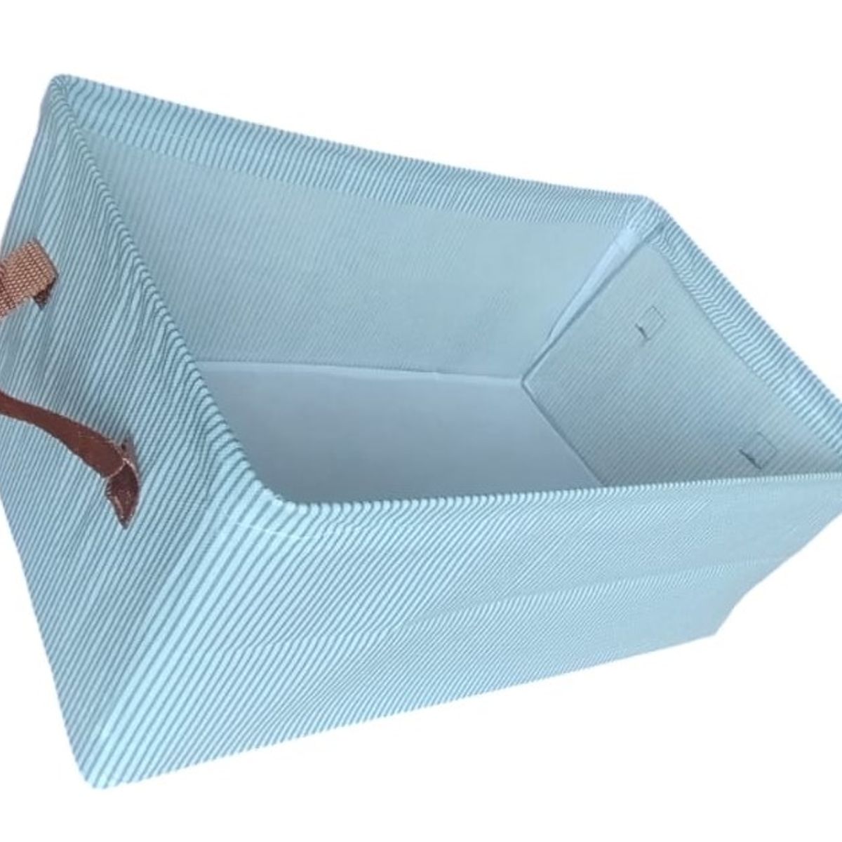 GENERICO - Caja Organizadora de Ropa Con Varillas Rayas Gris